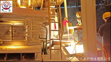 tungku alumina leburan coklat