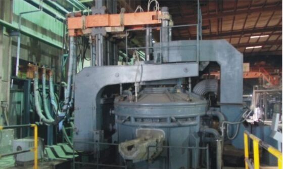 Tungku busur listrik dengan pendingin air penuh