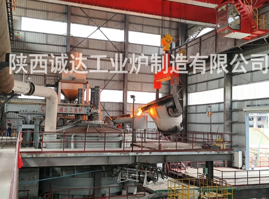 Tungku Tinggi Kapasitas Besar Tungku Pemeliharaan Limbah Yang Dilelehkan Sistem Produksi Wol Batu Menghemat Energi