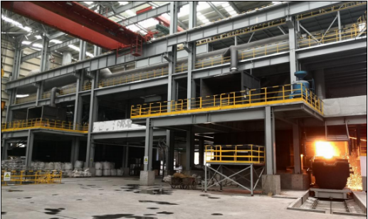 Peralatan Produksi Peleburan Paduan FeCr Tungku Pemurnian Listrik Ferrochrome Karbon Mikro