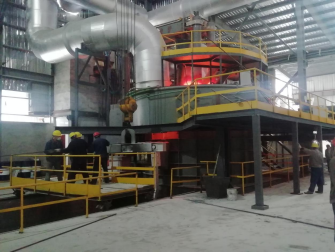60T Pemanasan Kubah Argon Pengaduk Sistem untuk Degassing Melted Steel