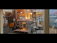 Kontrol PLC Pengembalian Logam Hargai Tungku Listrik Suhu Maksimum 1500°C